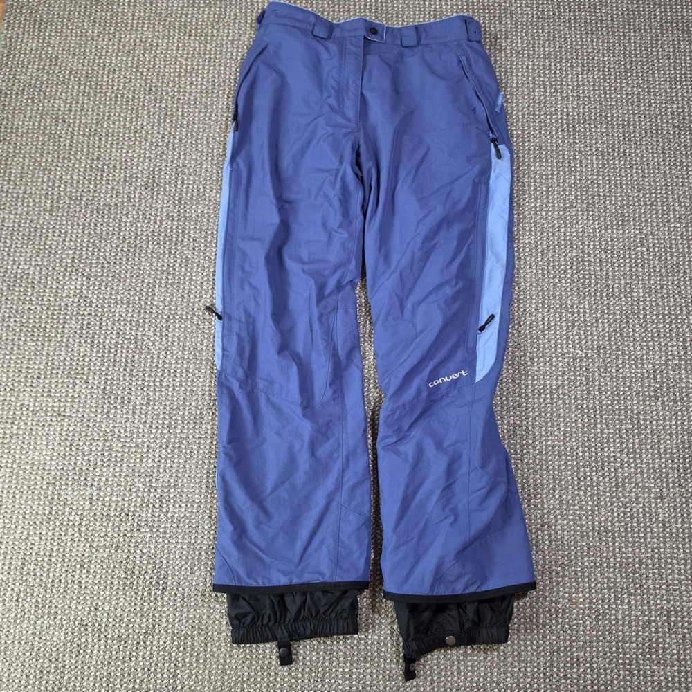Columbia Convert Snow Pants Womens Large Blue Ski Snowboard Gorpcore Y2K